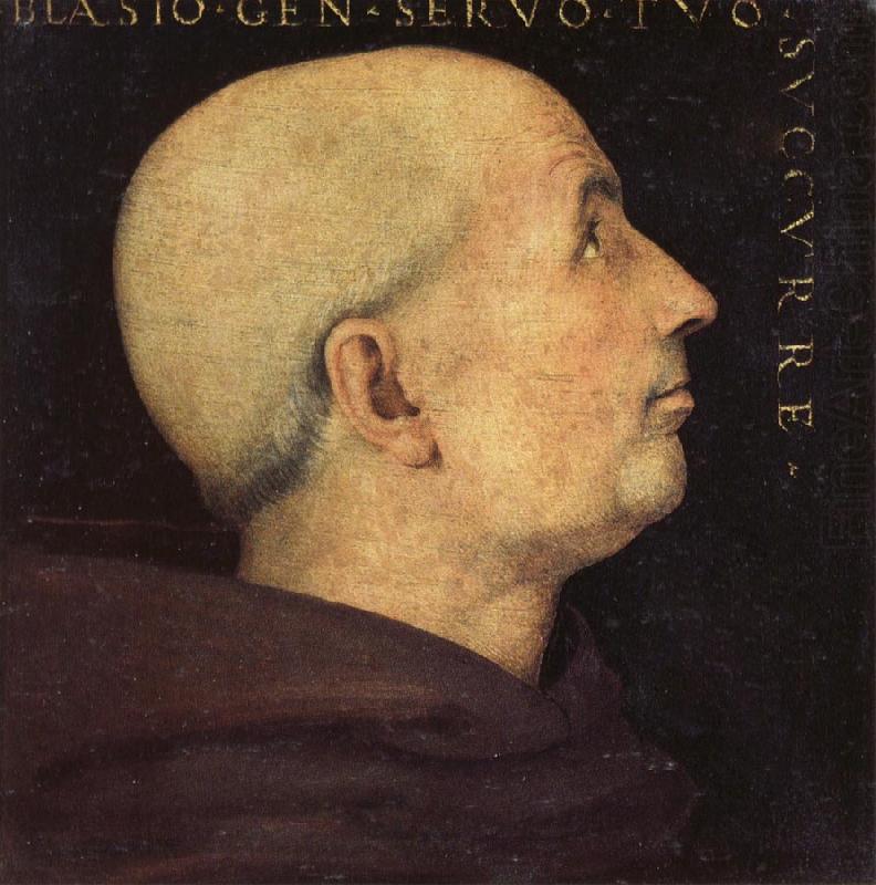 Portrait of Dom Biagio Milanesi, PERUGINO, Pietro